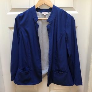 Pixley Blue Split Back Blazer Sz M
